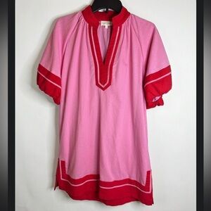 Entro Red and Pink Dress